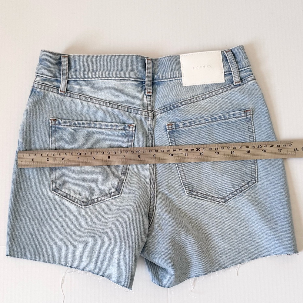 Express Midi Jean Shorts - Picture 8 of 8